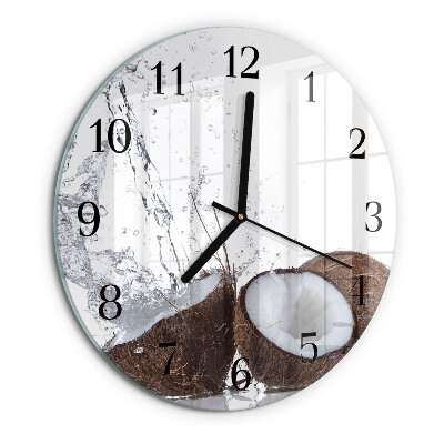 Orologio rotondo Noci di cocco