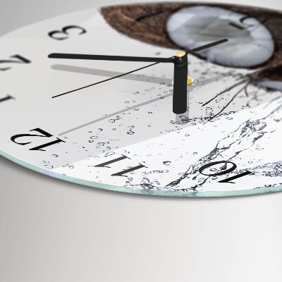 Orologio rotondo Noci di cocco