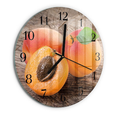 Orologio rotondo Albicocche