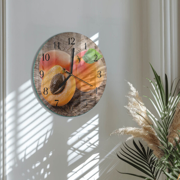 Orologio rotondo Albicocche