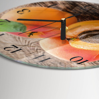 Orologio rotondo Albicocche
