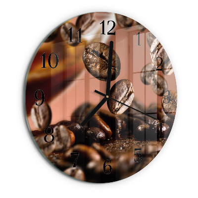 Orologio rotondo chicchi di caffè