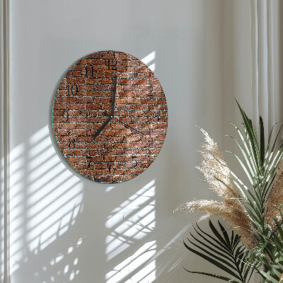 Orologio rotondo Mattone