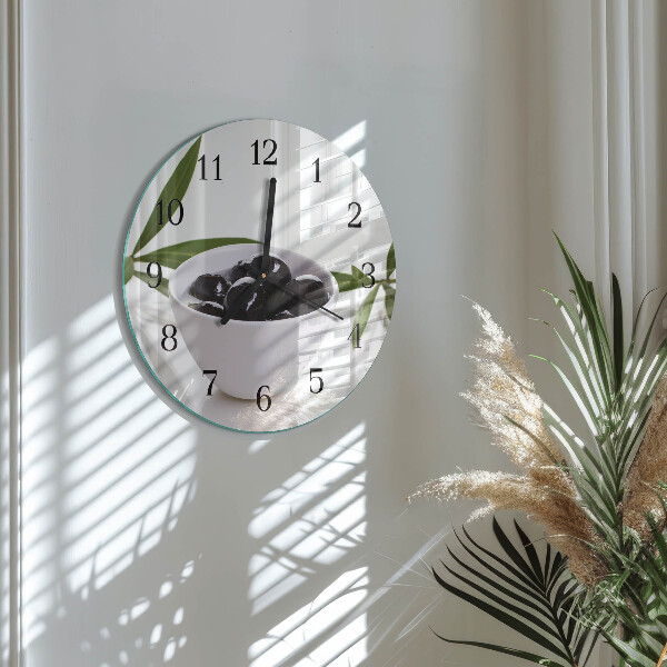 Orologio rotondo Olive