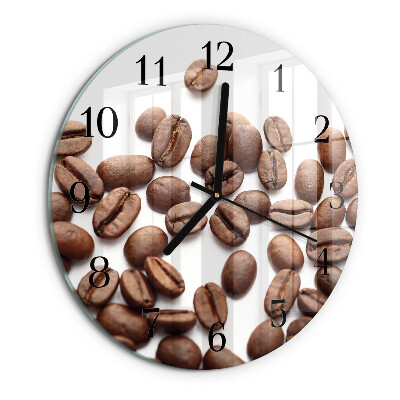 Orologio rotondo chicchi di caffè