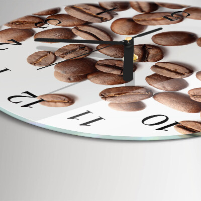 Orologio rotondo chicchi di caffè