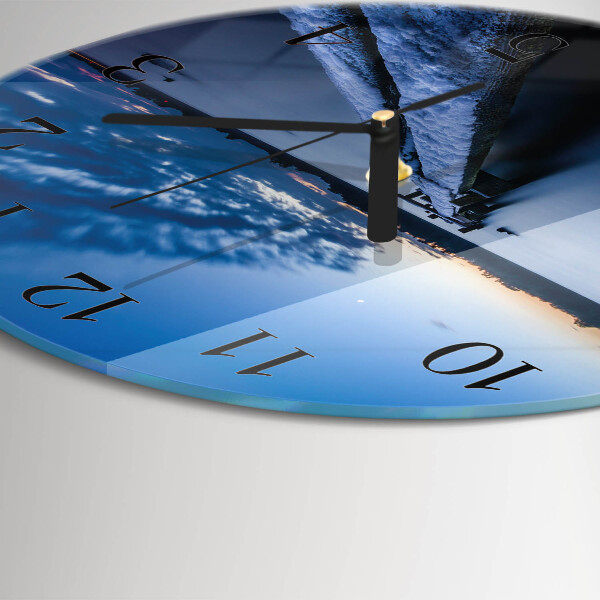 Orologio rotondo Paesaggio