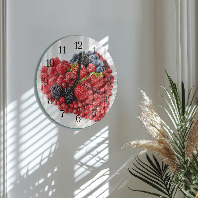 Orologio rotondo Frutta