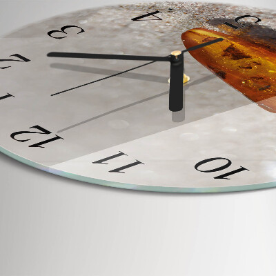 Orologio rotondo Ambra