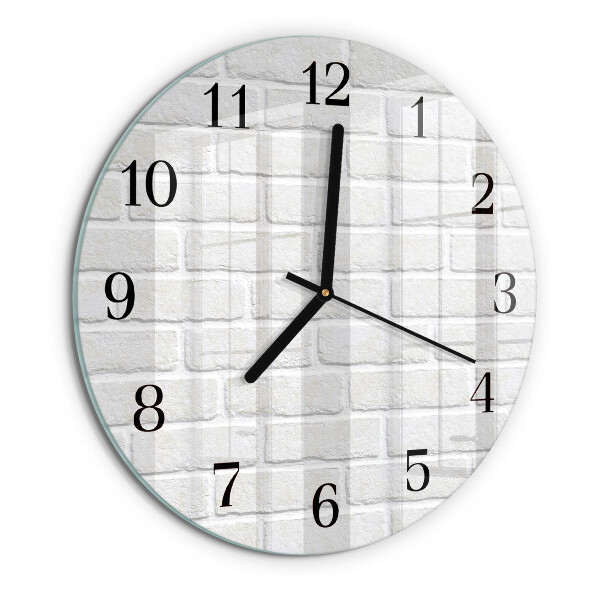 Orologio rotondo Mattone