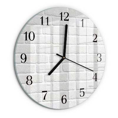 Orologio rotondo Mattone