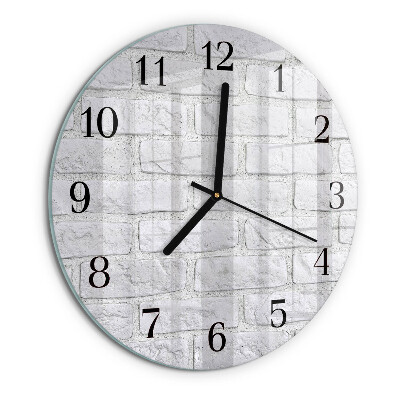 Orologio rotondo Mattone