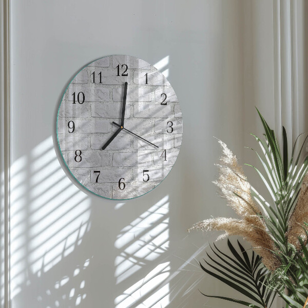 Orologio rotondo Mattone