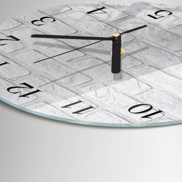 Orologio rotondo Mattone
