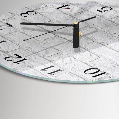 Orologio rotondo Mattone