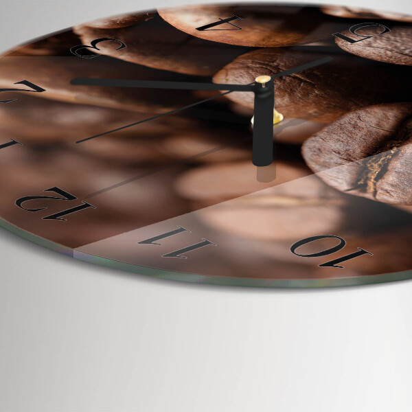 Orologio rotondo chicchi di caffè