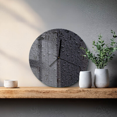 Orologio rotondo Gocce