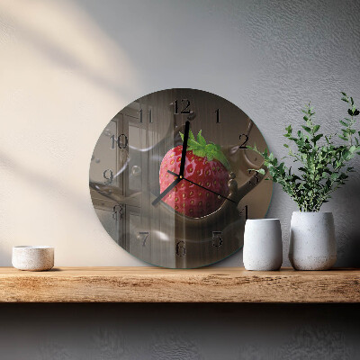 Orologio rotondo Cioccolato