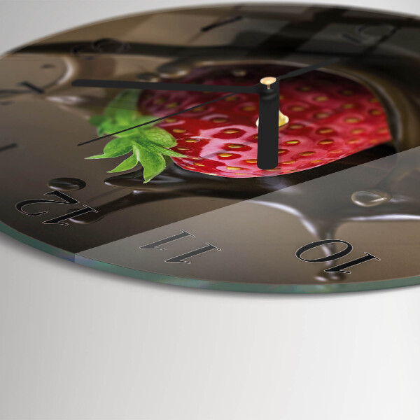 Orologio rotondo Cioccolato