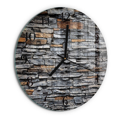 Orologio rotondo Clinker