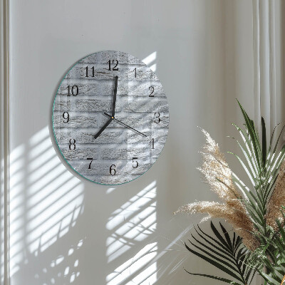 Orologio rotondo Clinker