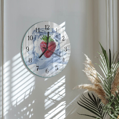 Orologio rotondo Gelato alla fragola