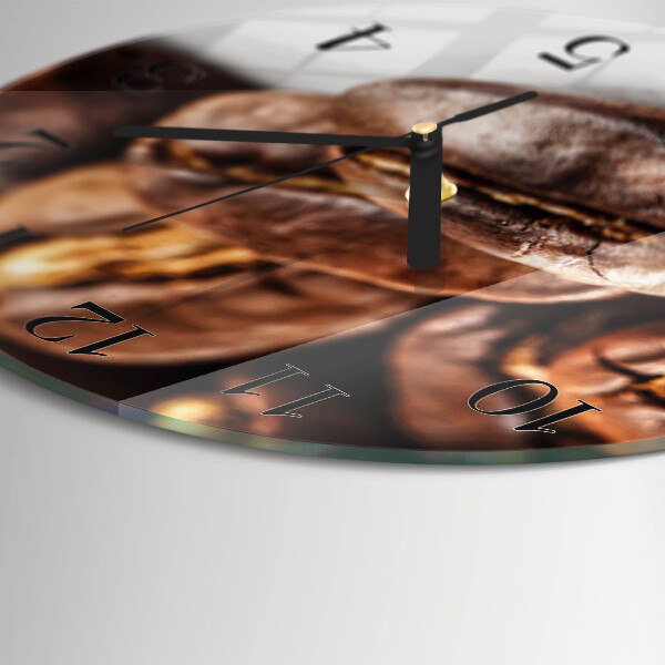Orologio rotondo chicchi di caffè