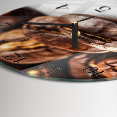 Orologio rotondo chicchi di caffè