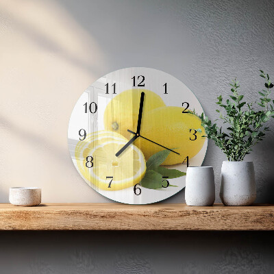 Orologio rotondo limoni