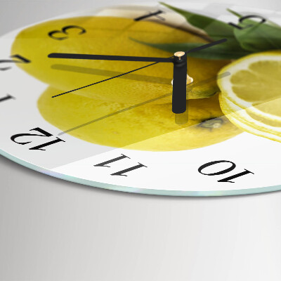Orologio rotondo limoni