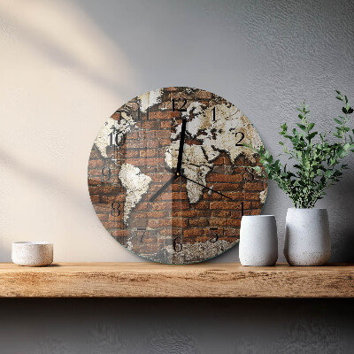 Orologio rotondo Continenti