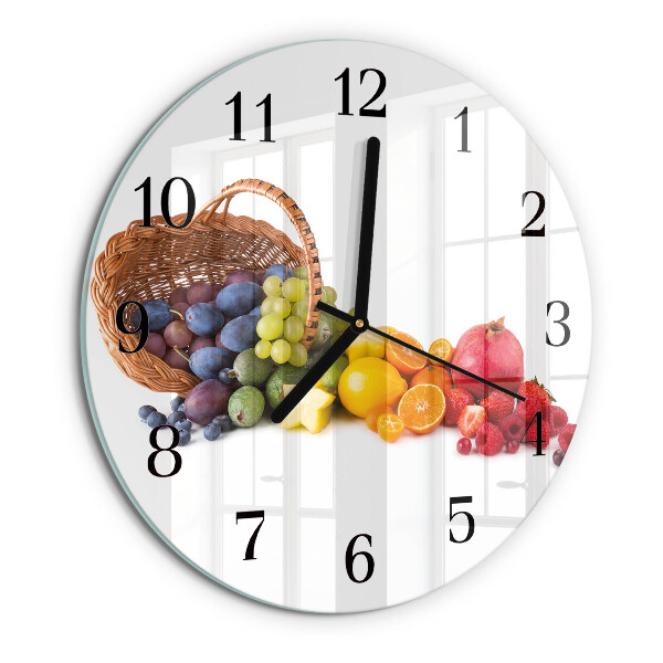 Orologio rotondo Frutta