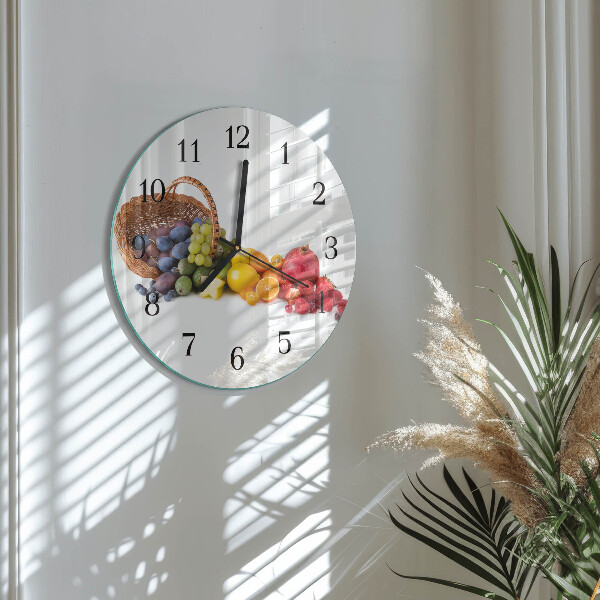 Orologio rotondo Frutta