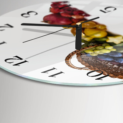 Orologio rotondo Frutta