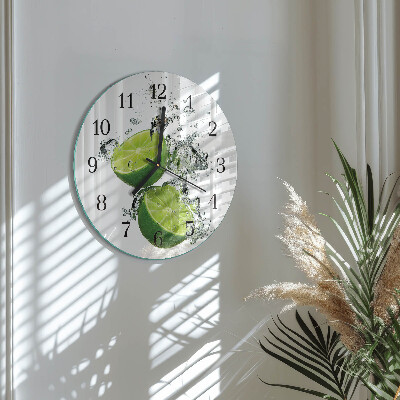 Orologio rotondo Carbonato di calcio