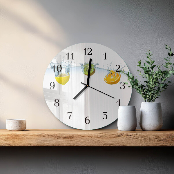 Orologio rotondo kiwi