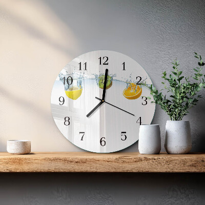 Orologio rotondo kiwi
