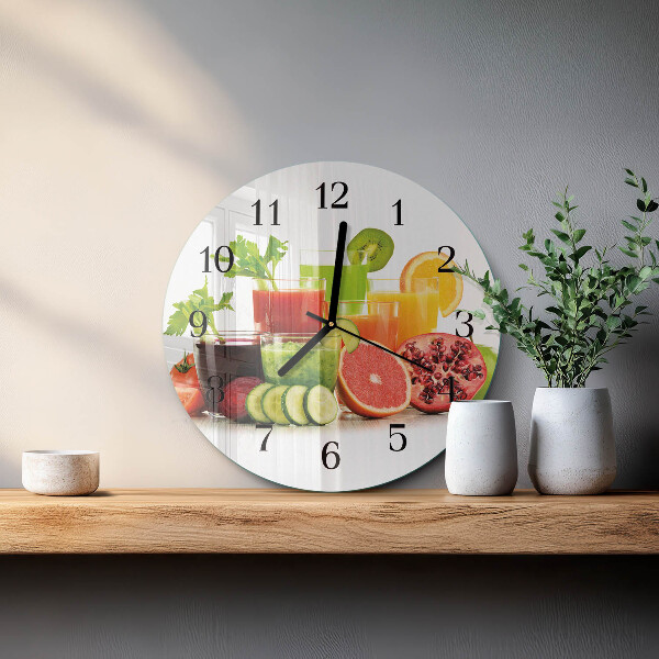 Orologio rotondo Succhi di frutta