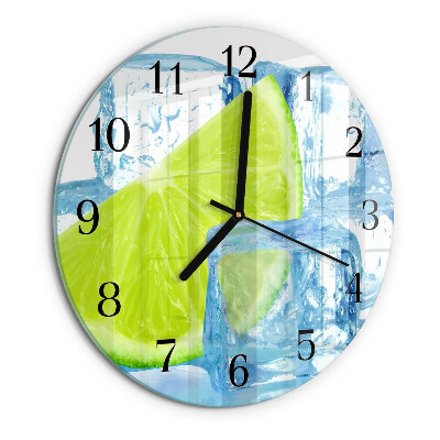 Orologio rotondo Ghiaccio al lime