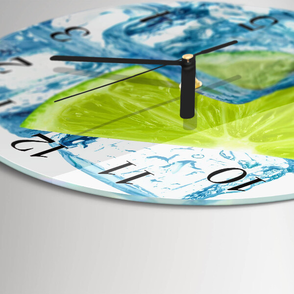 Orologio rotondo Ghiaccio al lime