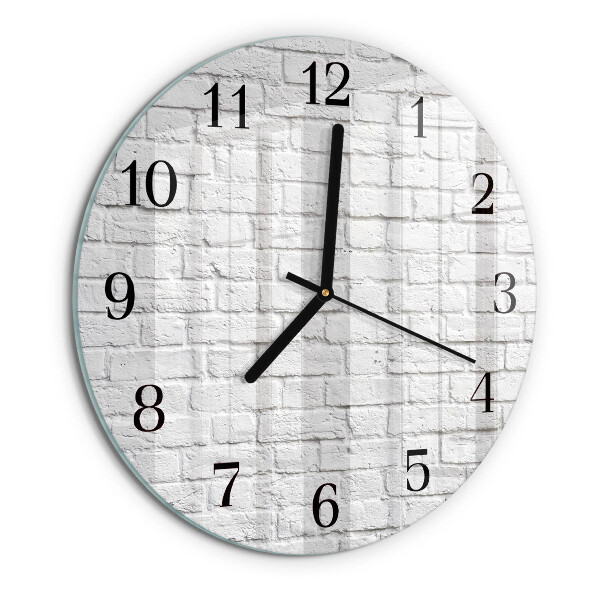 Orologio rotondo Mattone