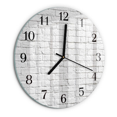 Orologio rotondo Mattone