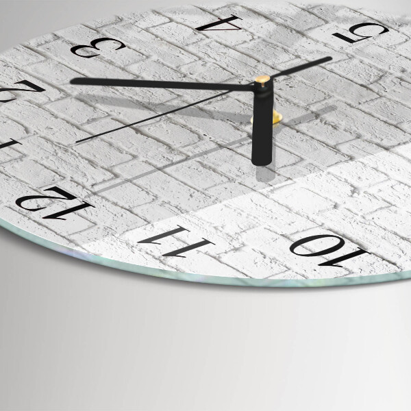 Orologio rotondo Mattone