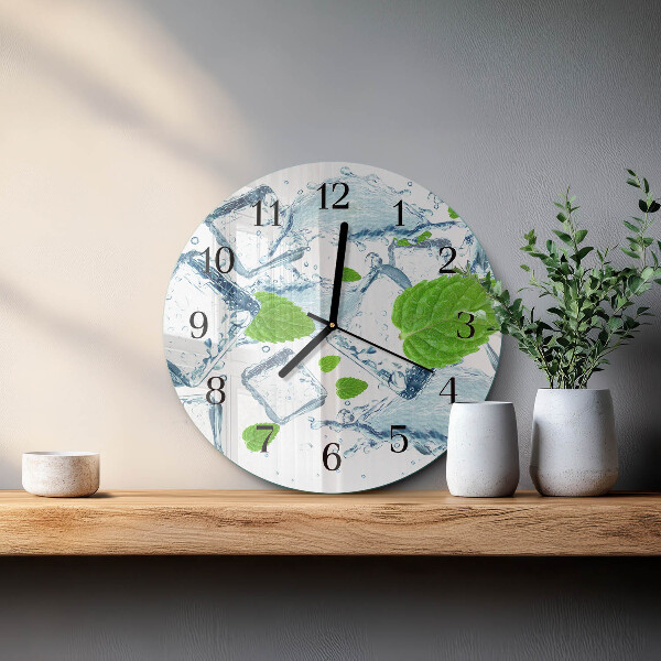 Orologio rotondo Menta ghiacciata