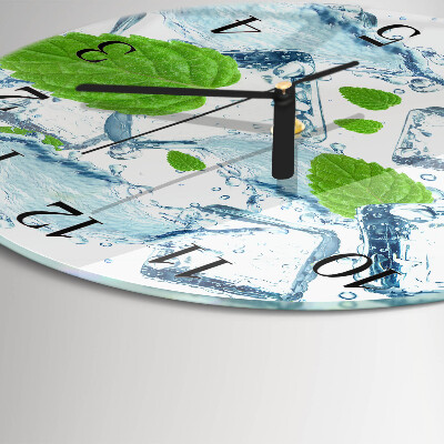 Orologio rotondo Menta ghiacciata