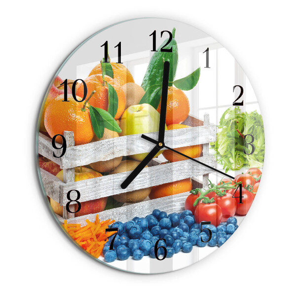 Orologio rotondo Verdure