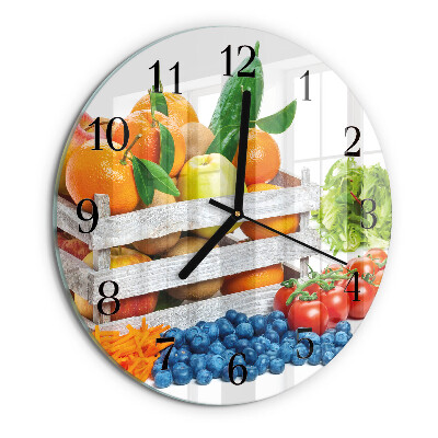 Orologio rotondo Verdure