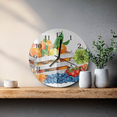 Orologio rotondo Verdure