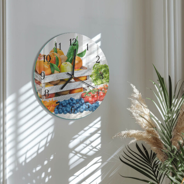 Orologio rotondo Verdure