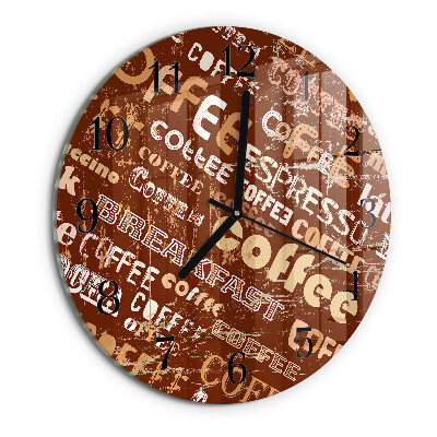 Orologio rotondo Caffè